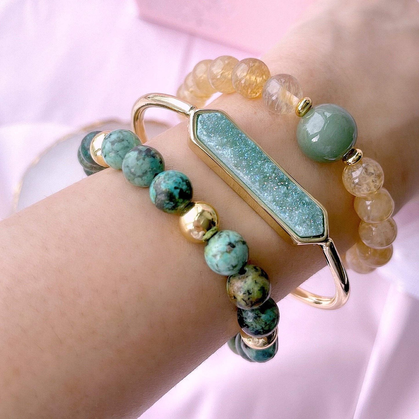S.L.A. Gizelle bracelet set