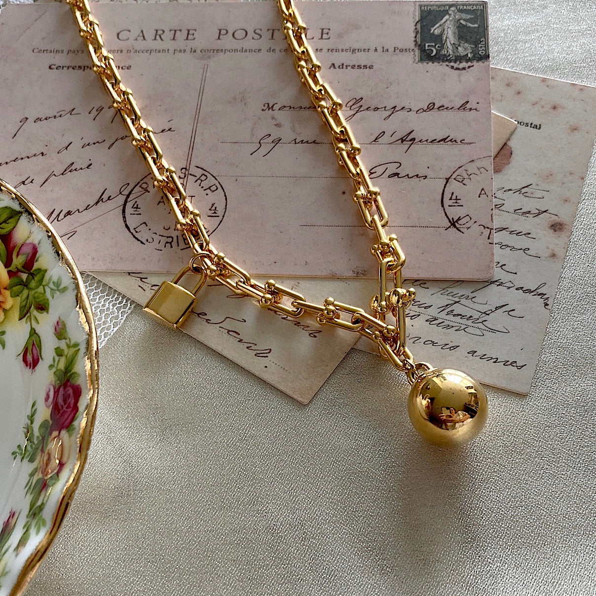 S.L.A. Kendall necklace w/ pendants