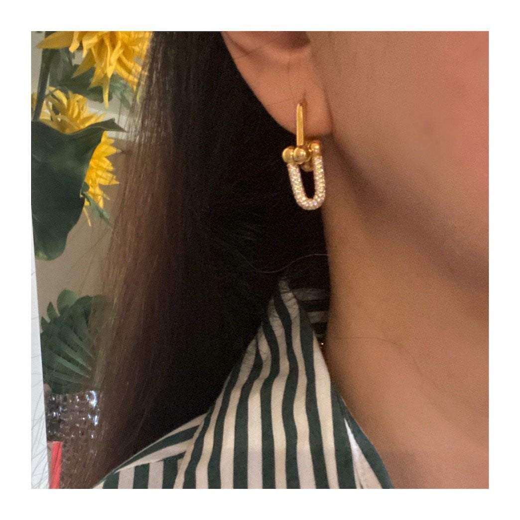 S.L.A. Kendall earrings w/ stones V.1